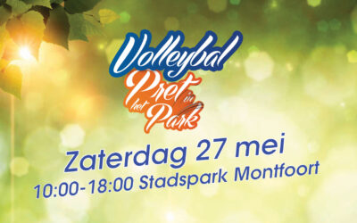 Volleybal in het Park – zaterdag 27 mei