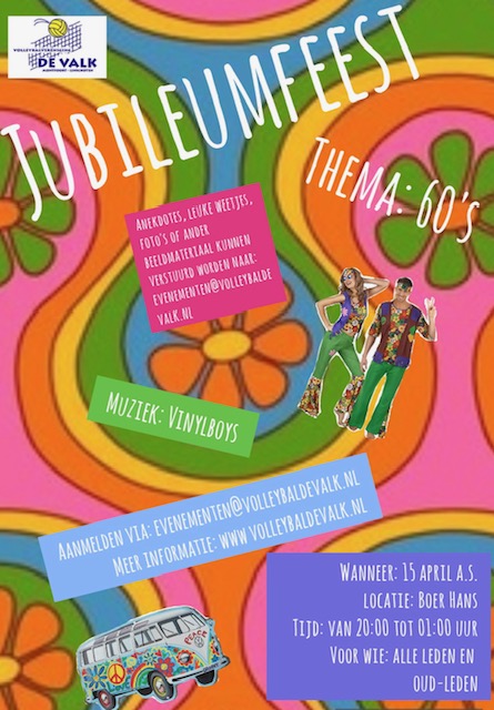 Jubileumfeest 15 april